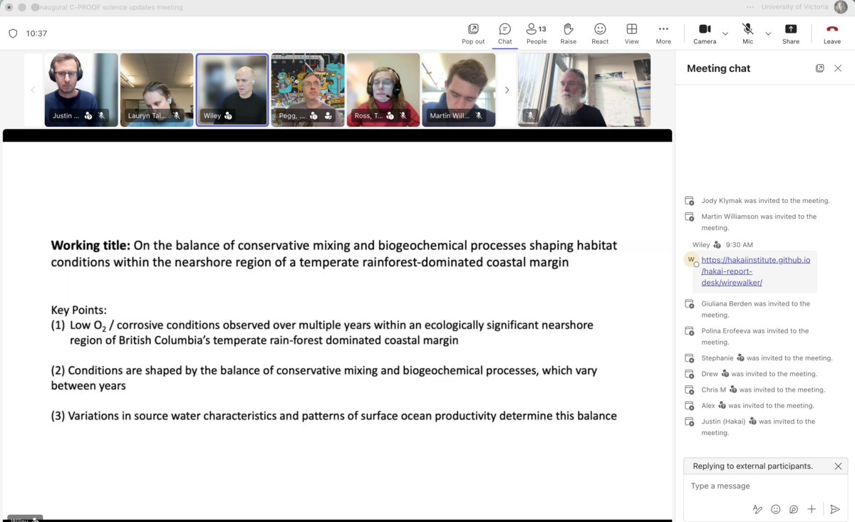 Inaugural Science Meeting