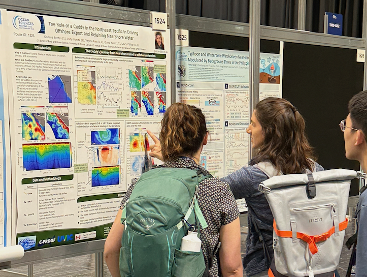 Berden showing poster at OSM 2026